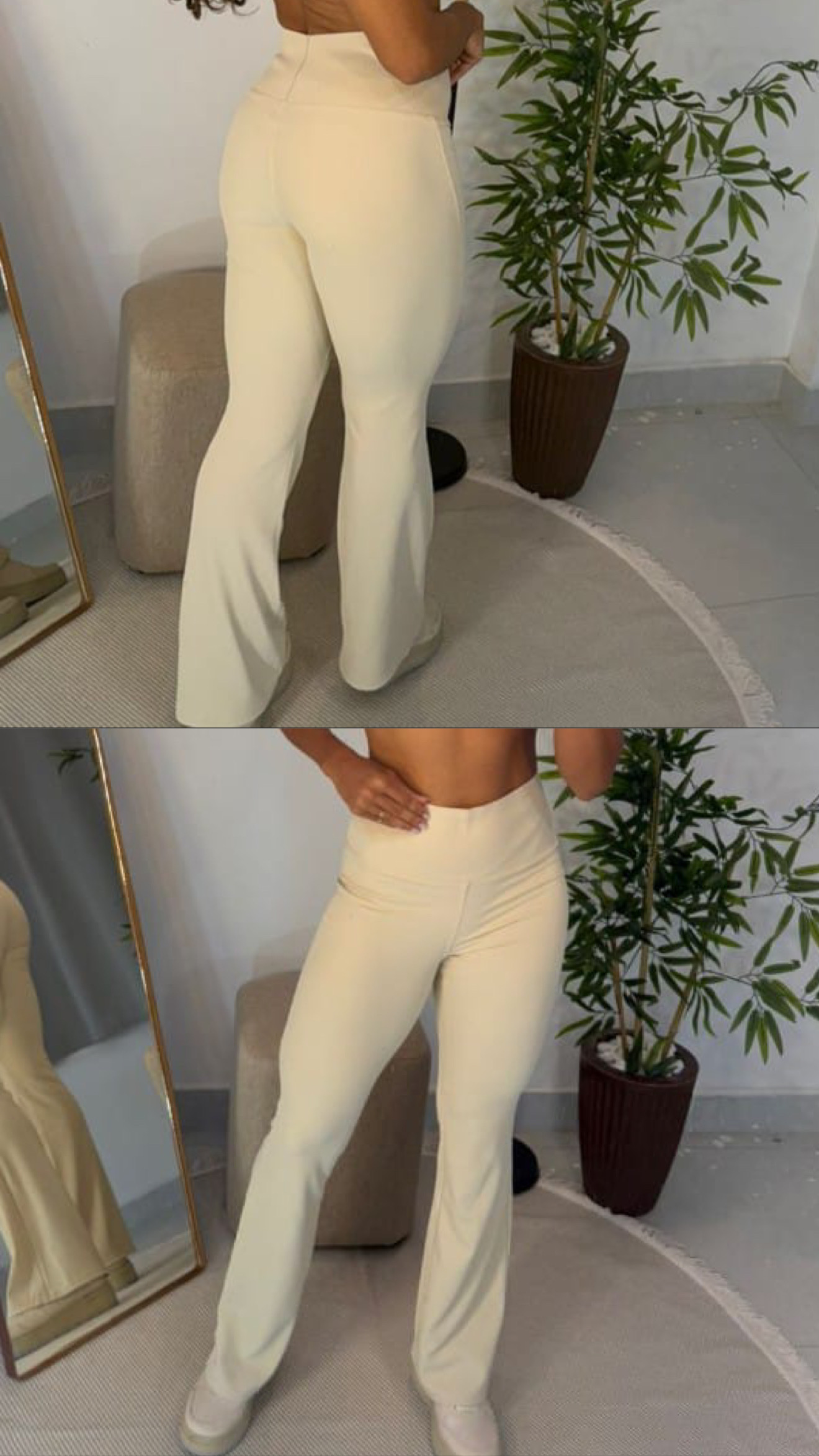 Legg flare canelado