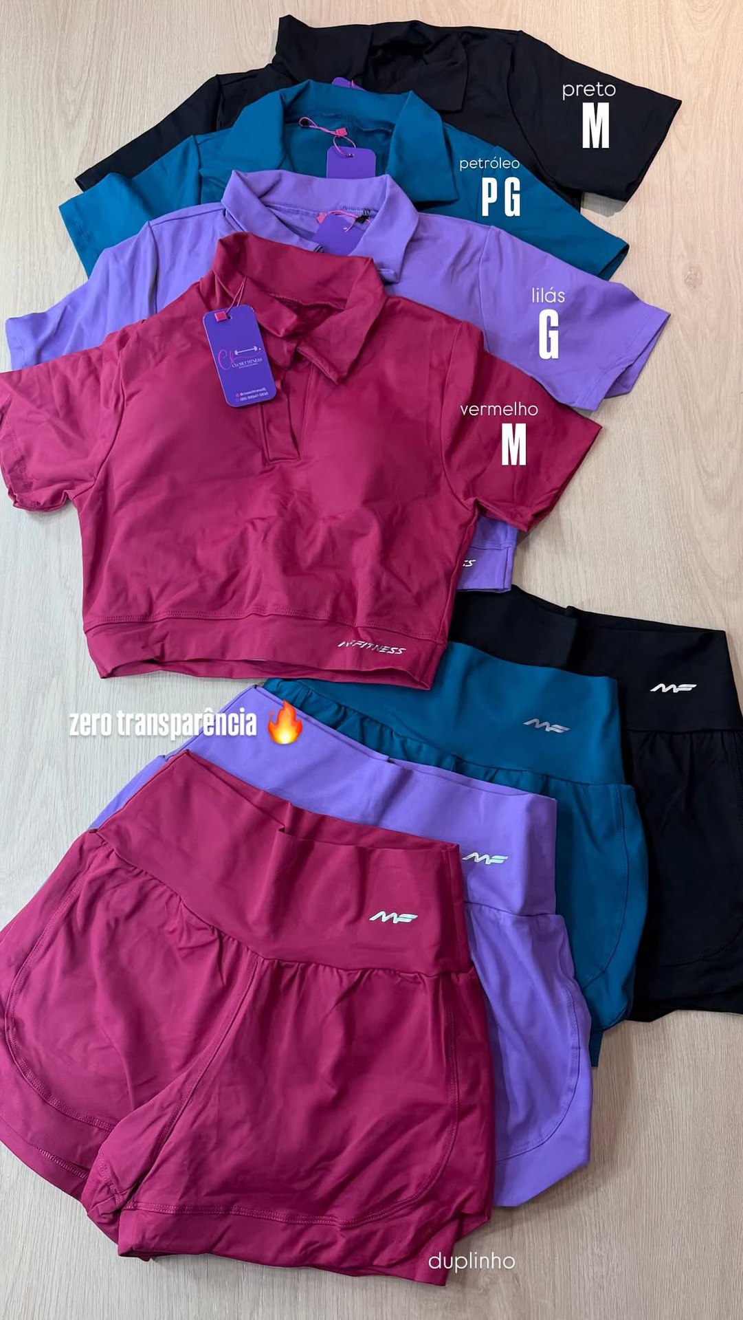 CONJUNTO DE SHORT DUPLO PIETRA