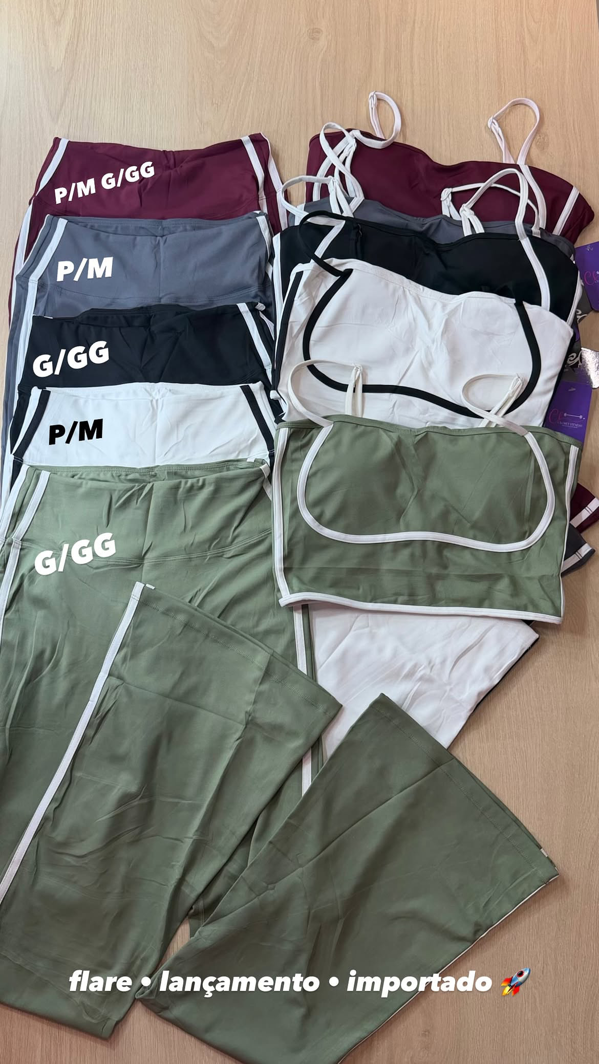 Conjunto legg importado