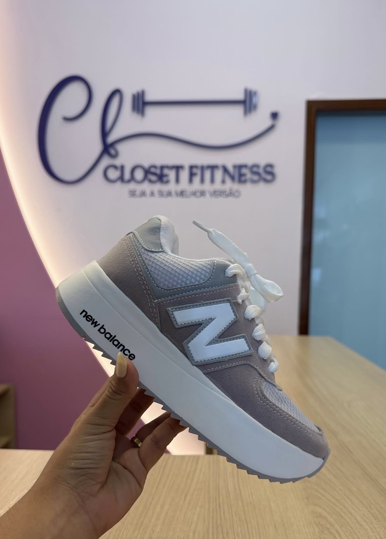 Tênis New cinza