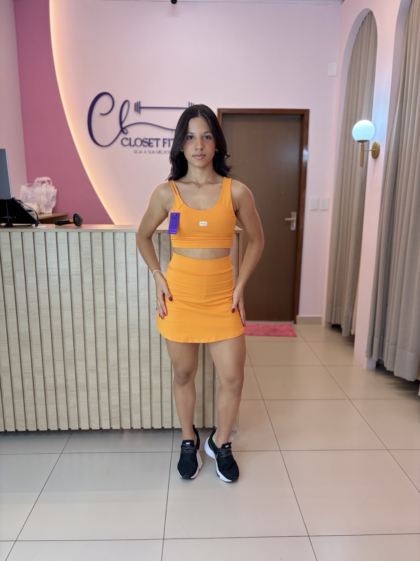 Conjunto short saia May