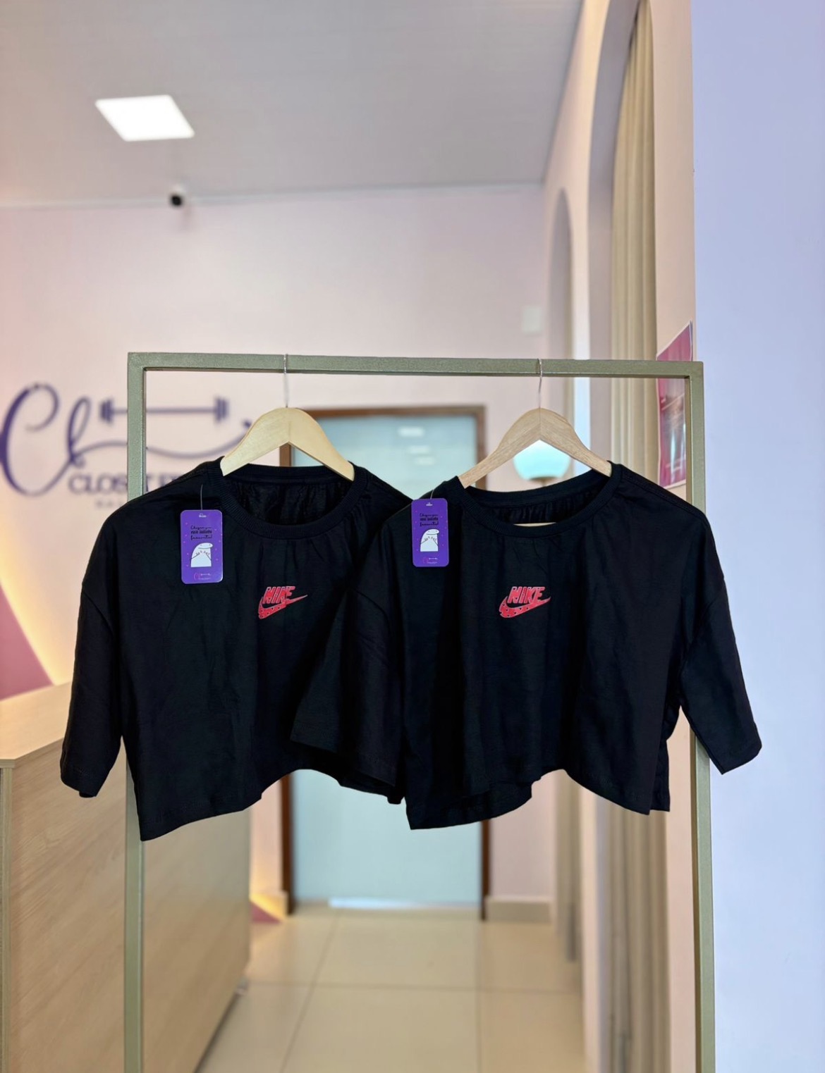 Cropped Nike algodão