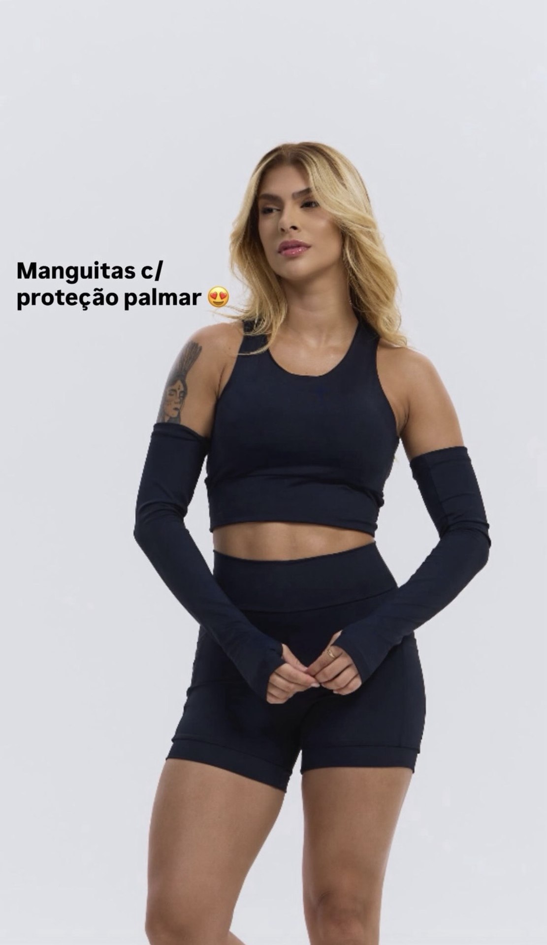 Manguito poliamida c/ proteção palmar