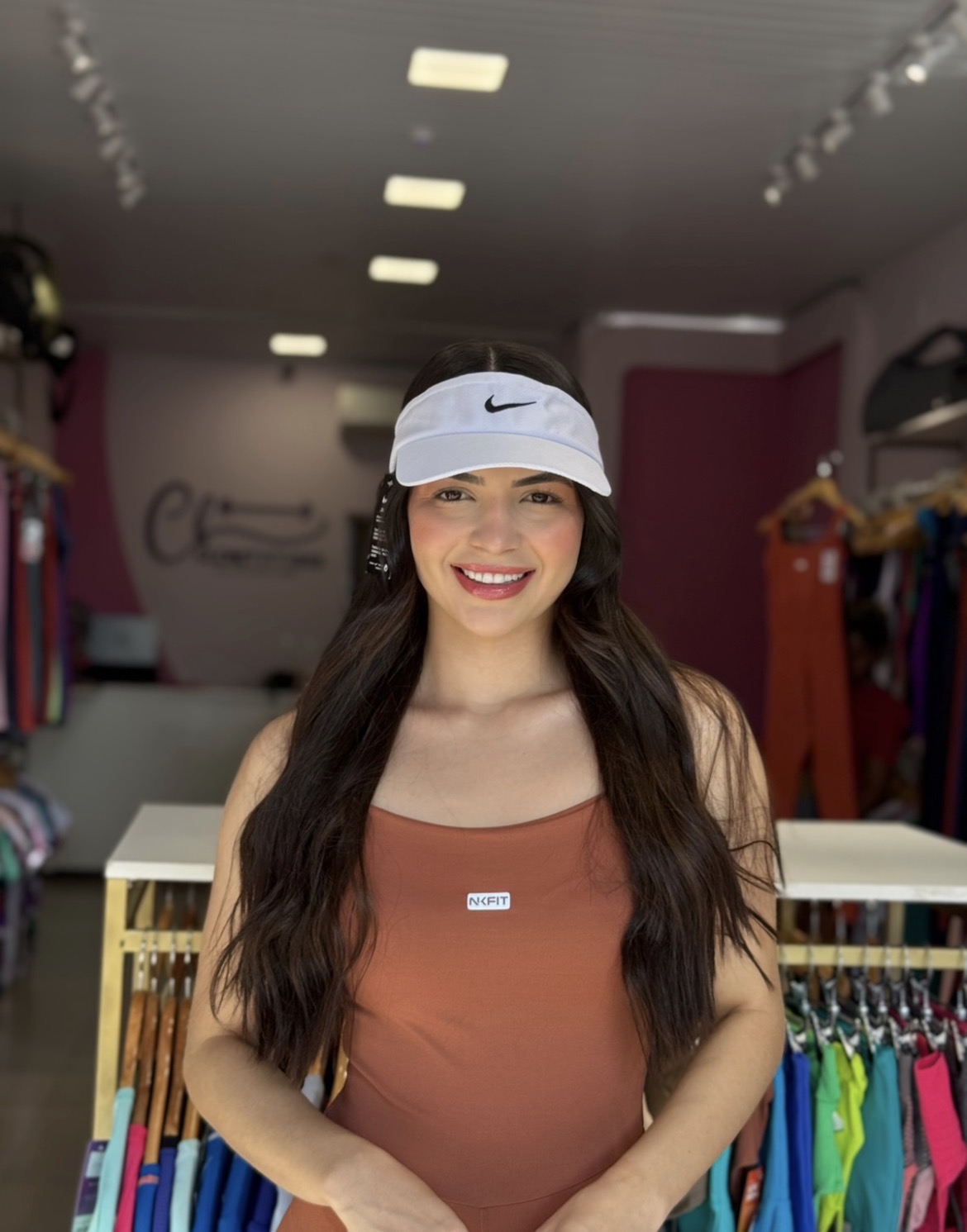 Viseira inspiração Nike