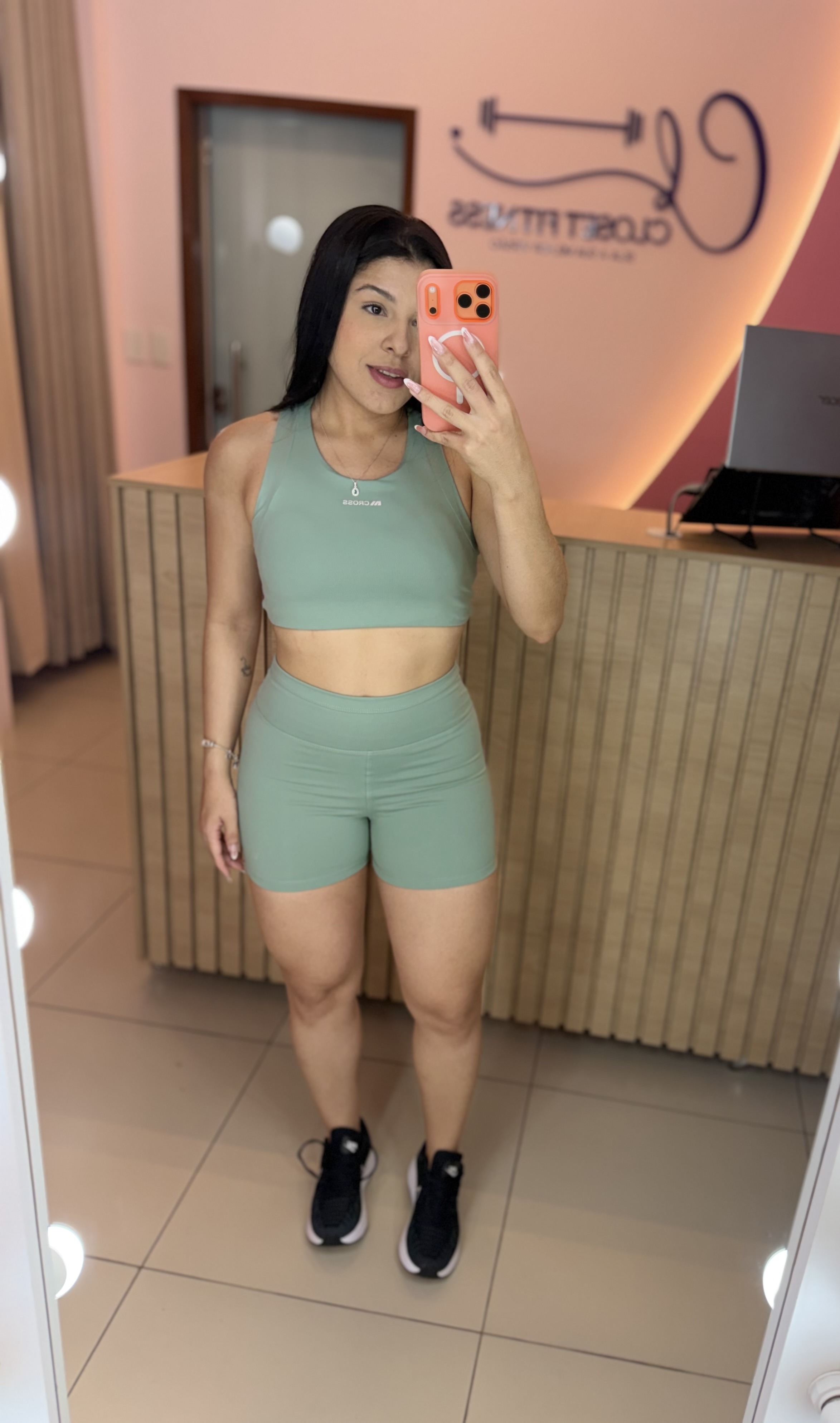 Conjunto short poliamida premium