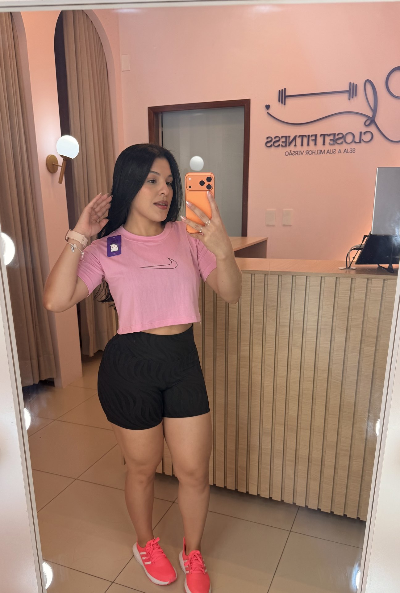 Cropped suede