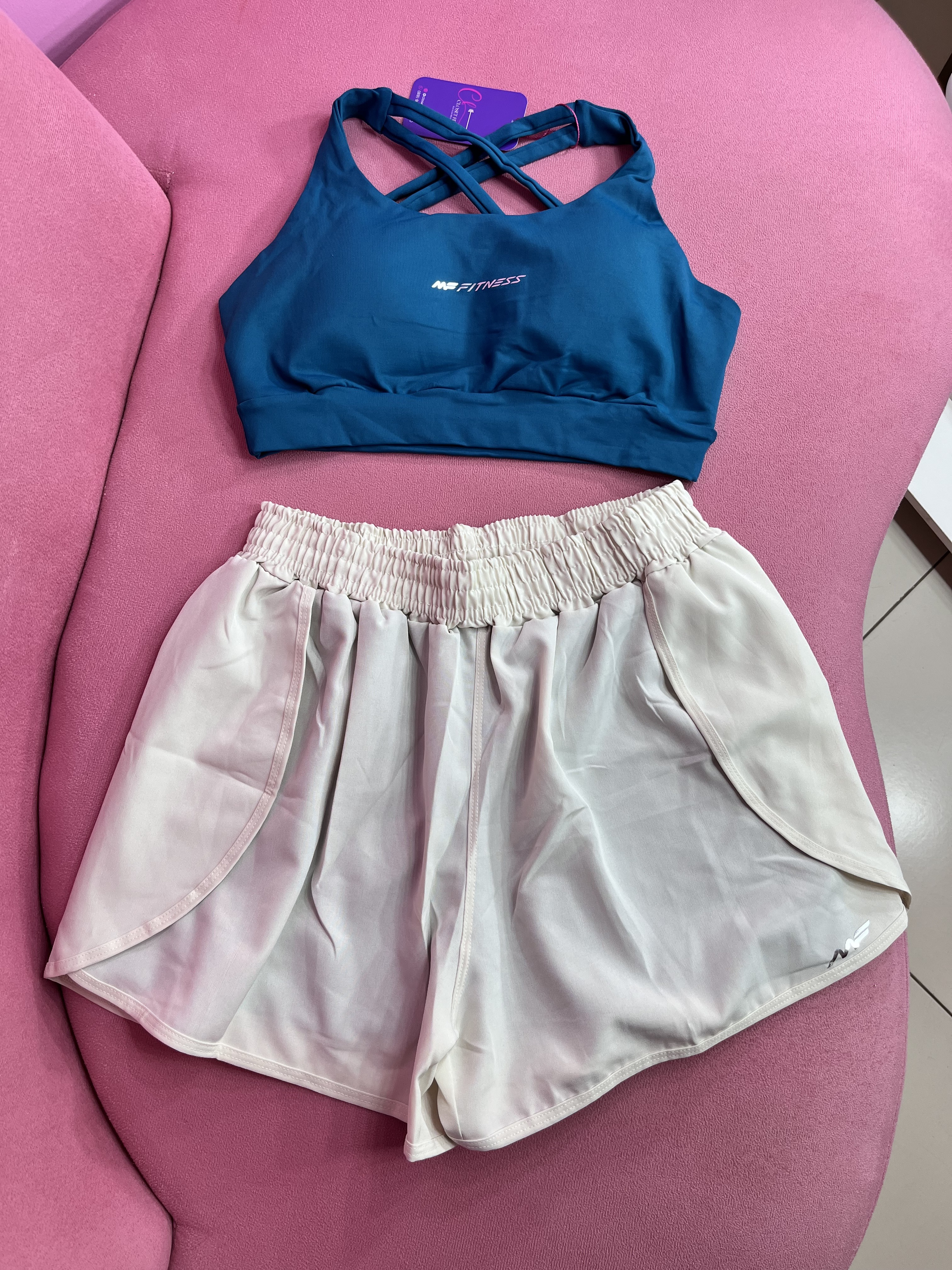 Conjunto short duplo