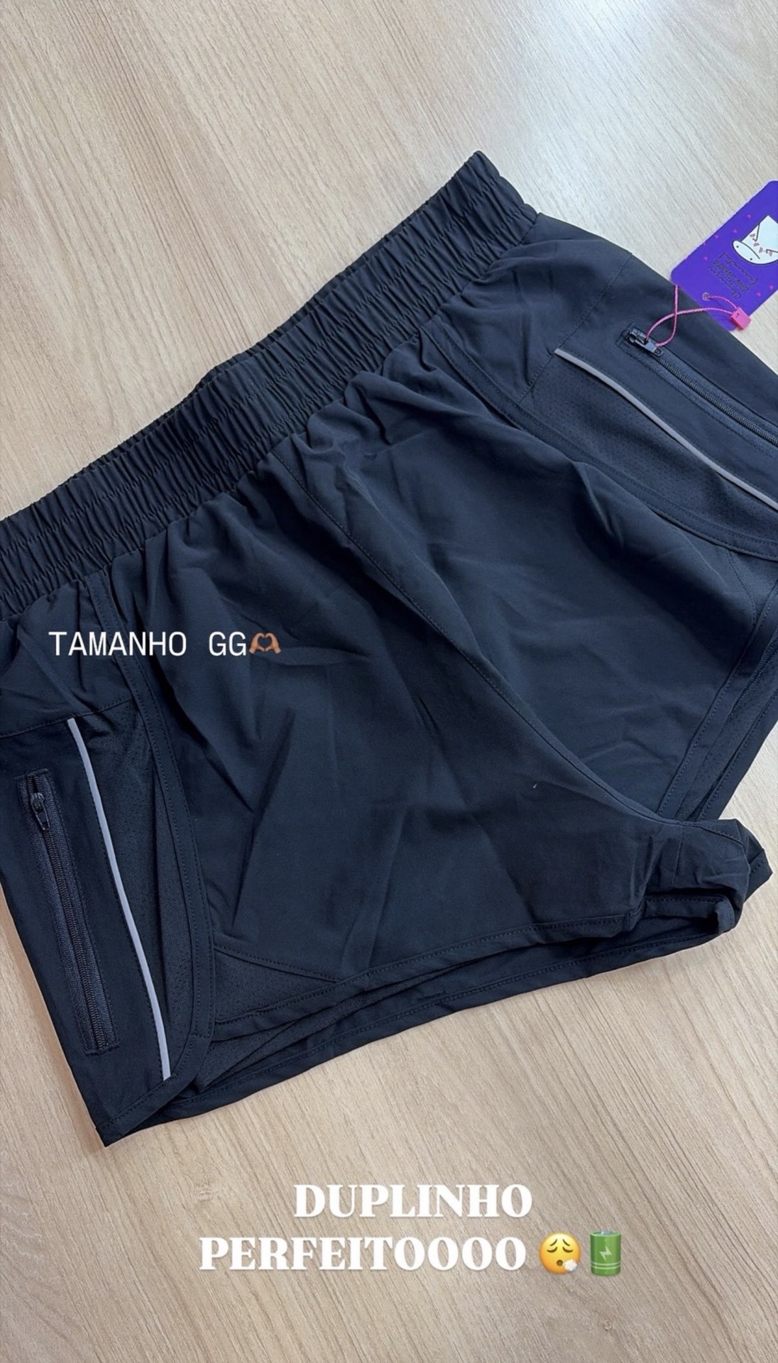 Short duplo importado