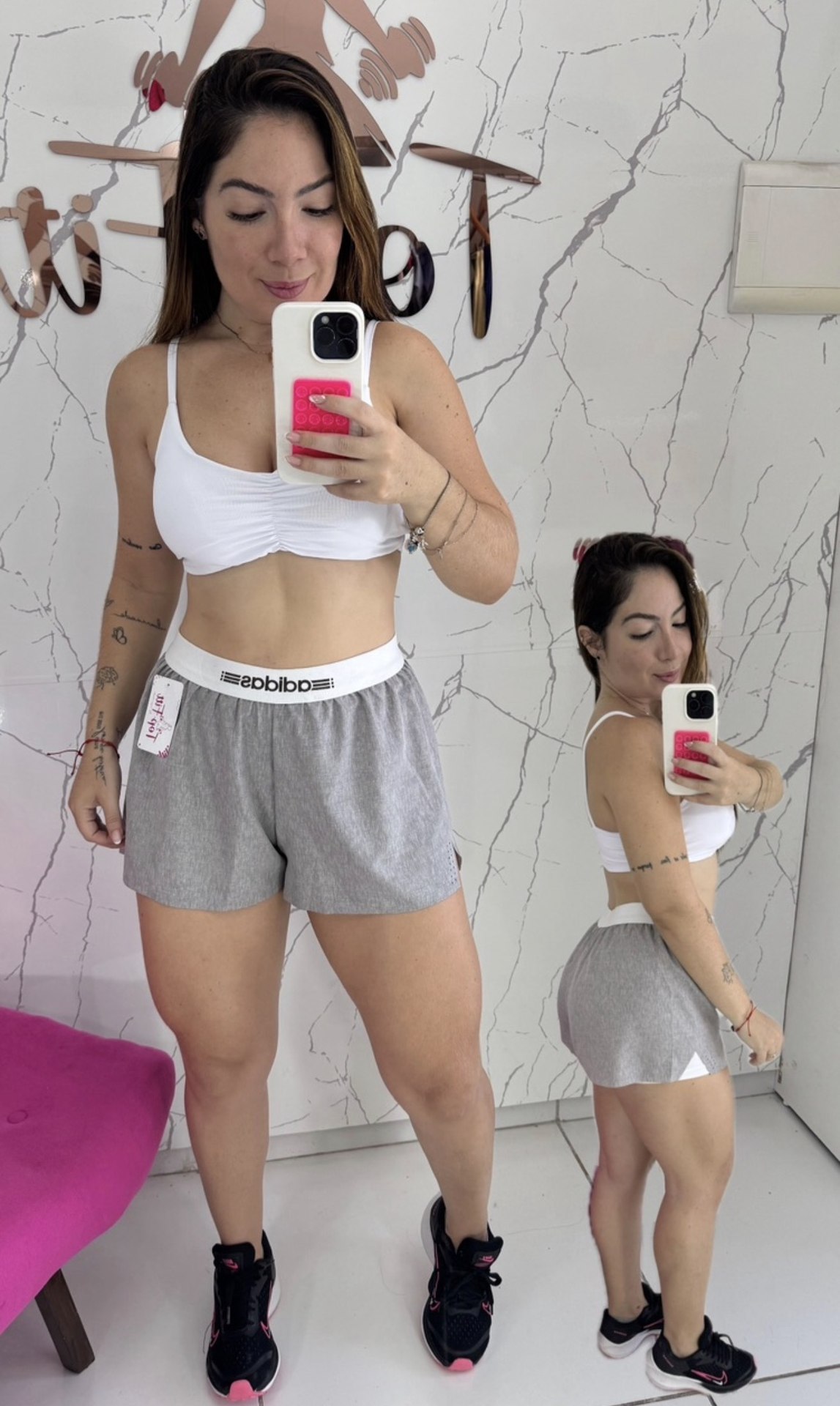 Short duplo adidas