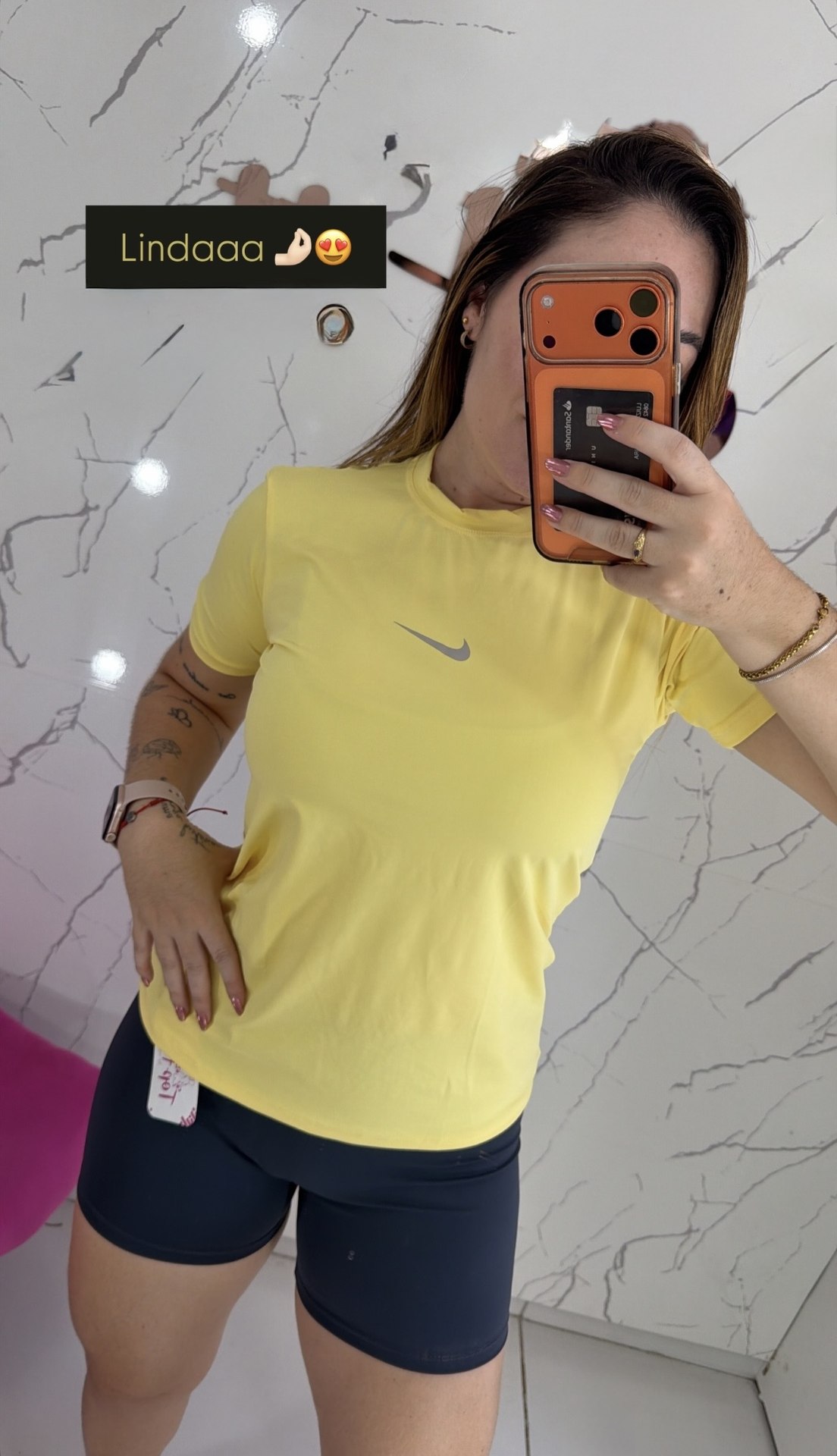Baby look poliamida UV Nike