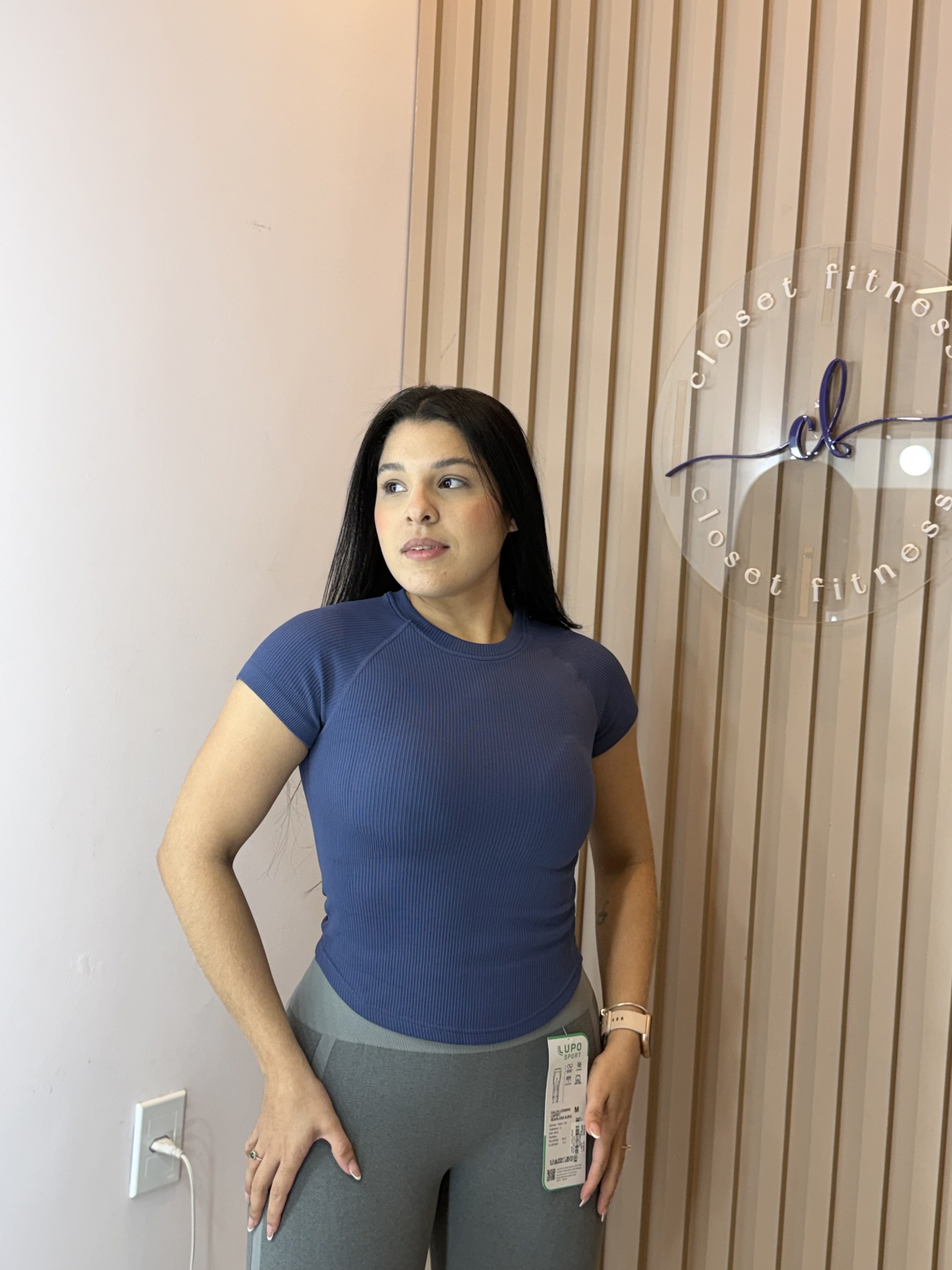 BLUSA POLIAMIDA PREMIUM CANELADA