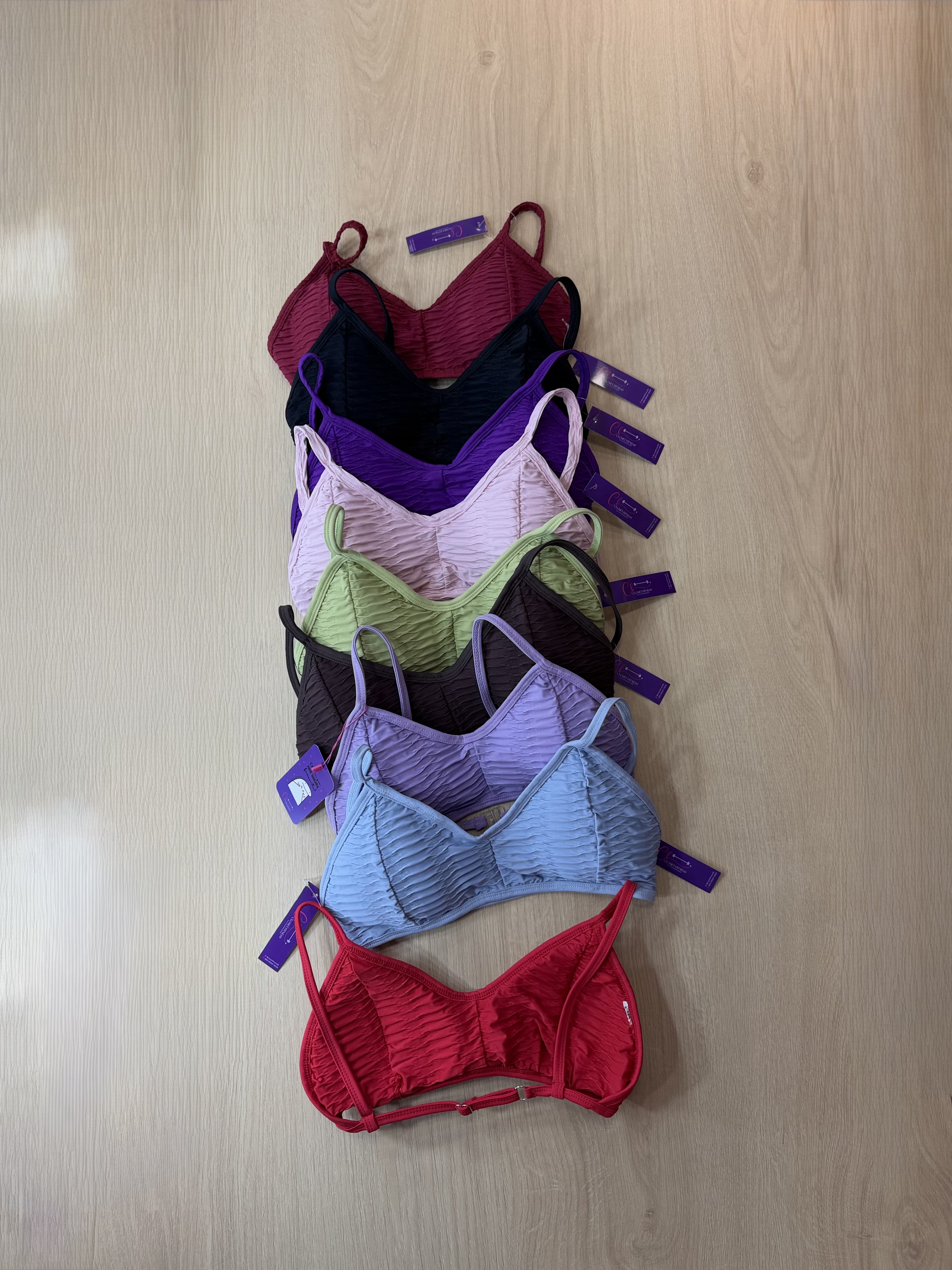 Top bio fit brocado c/ regulagem