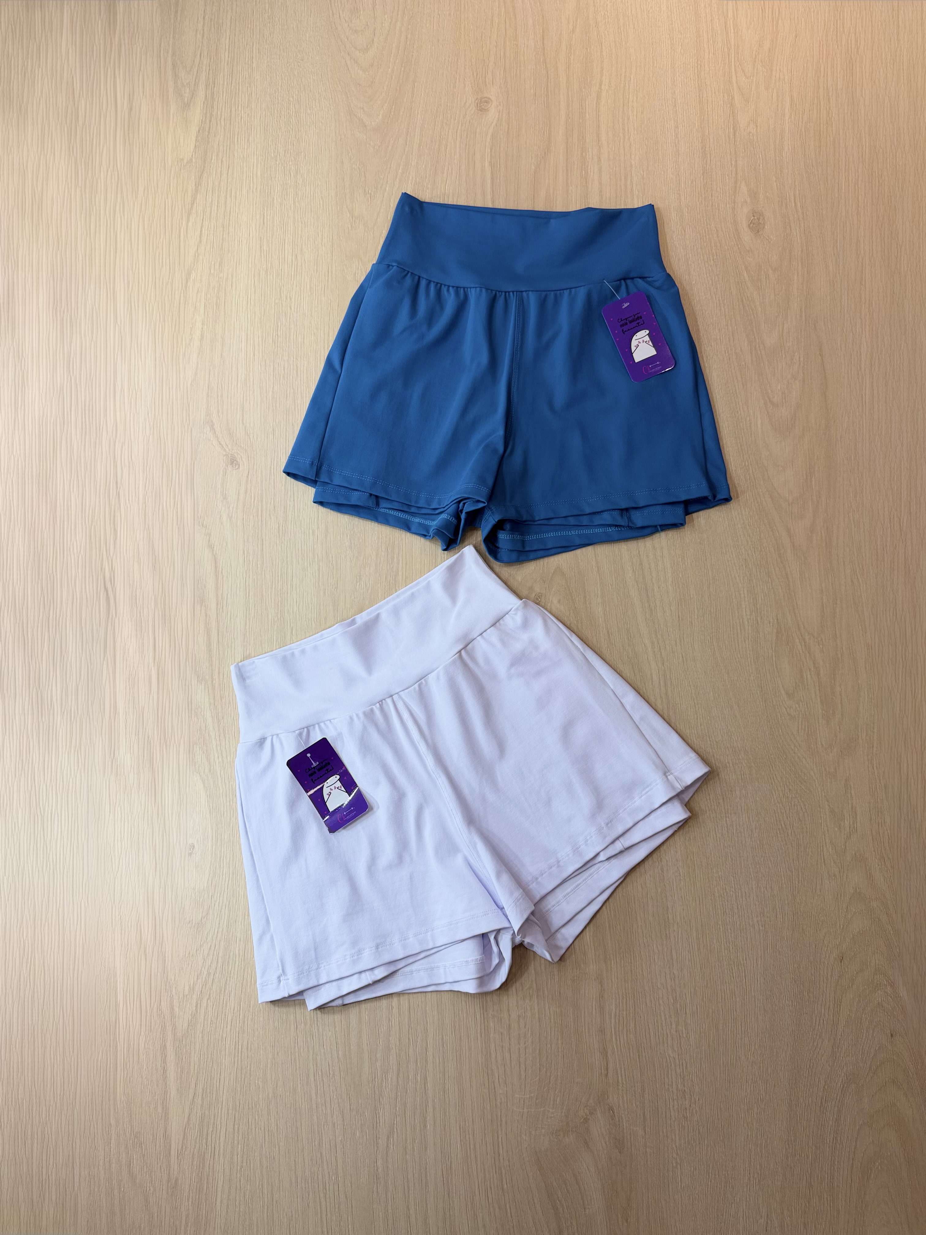 Short duplo poliamida + bolso