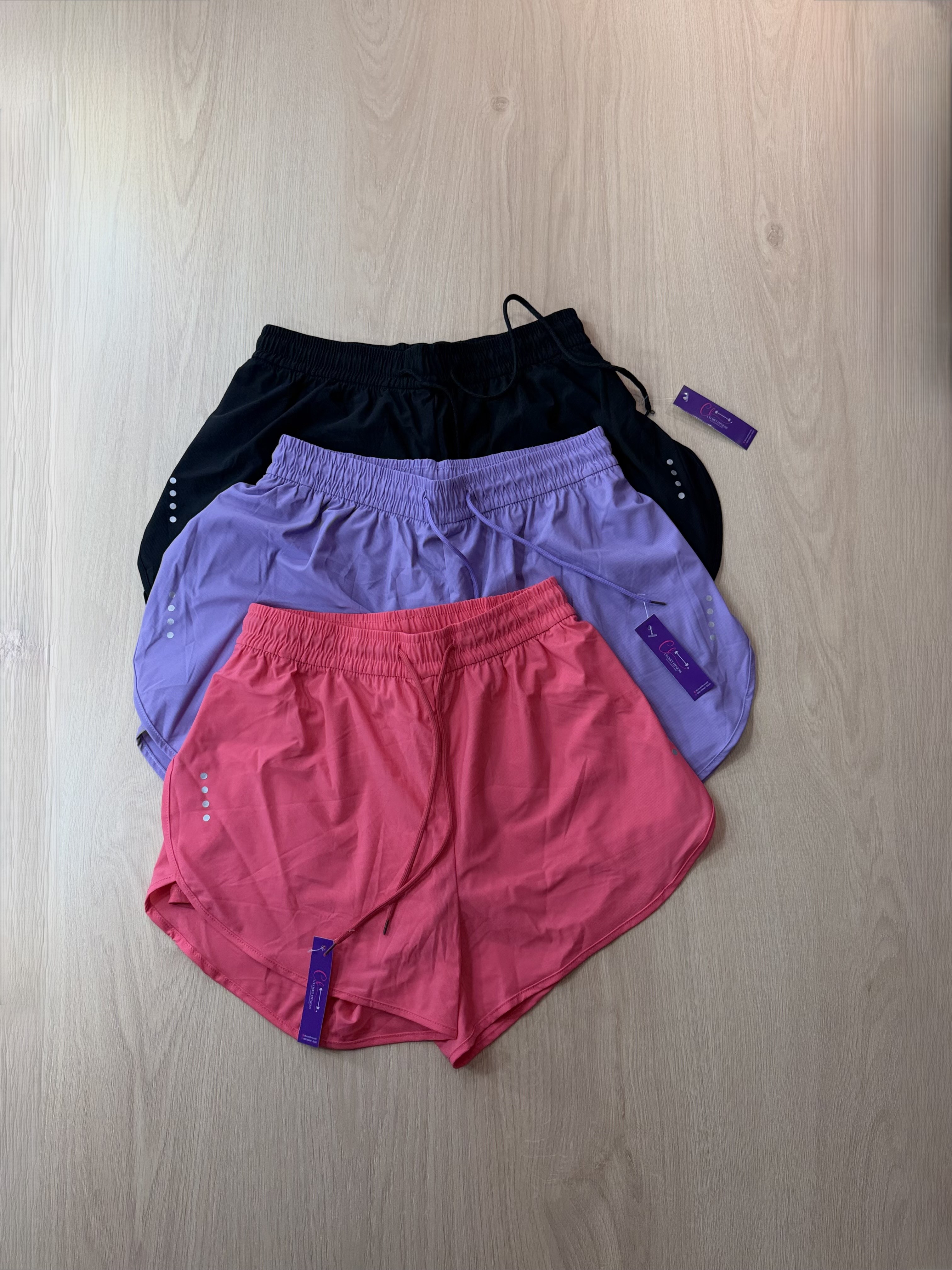 Short duplo importado c/ bolsos