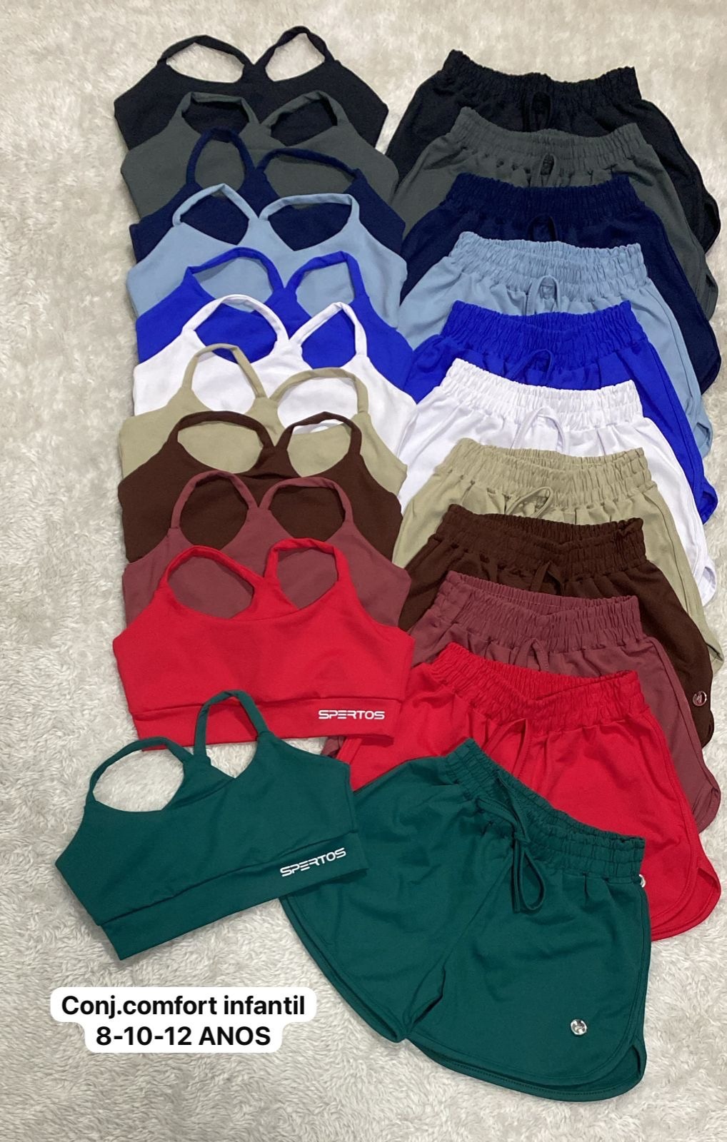 Conjunto short infantil 